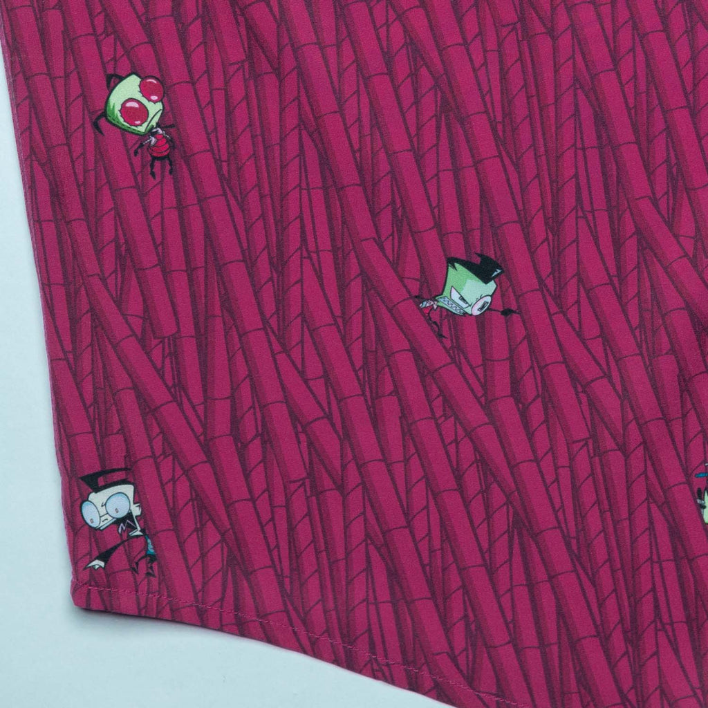 RSVLTS The Nightmare Begins KUNUFLEX Short Sleeve Shirt in Purple — detail 4
