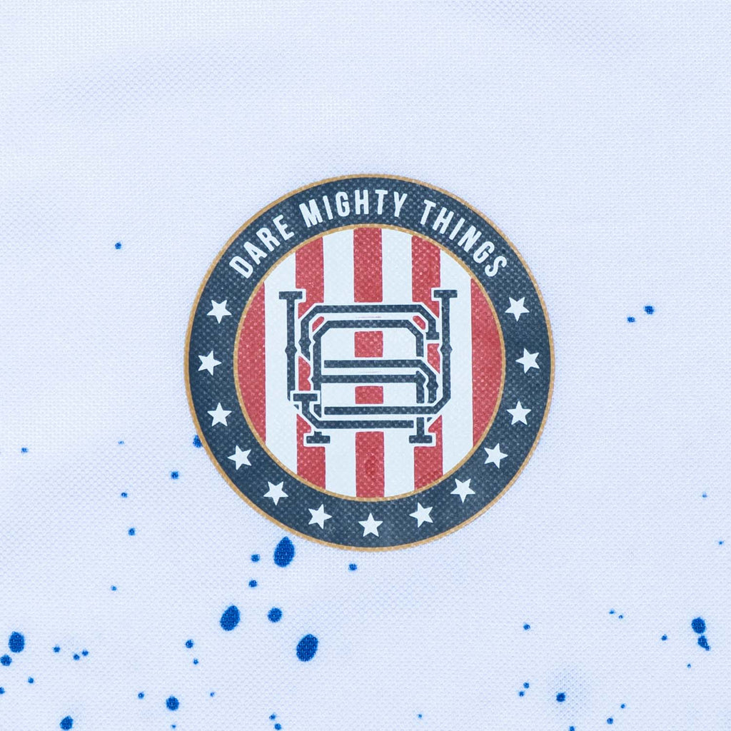 RSVLTS Ol’ Glory All-Day Polo in White — detail 2