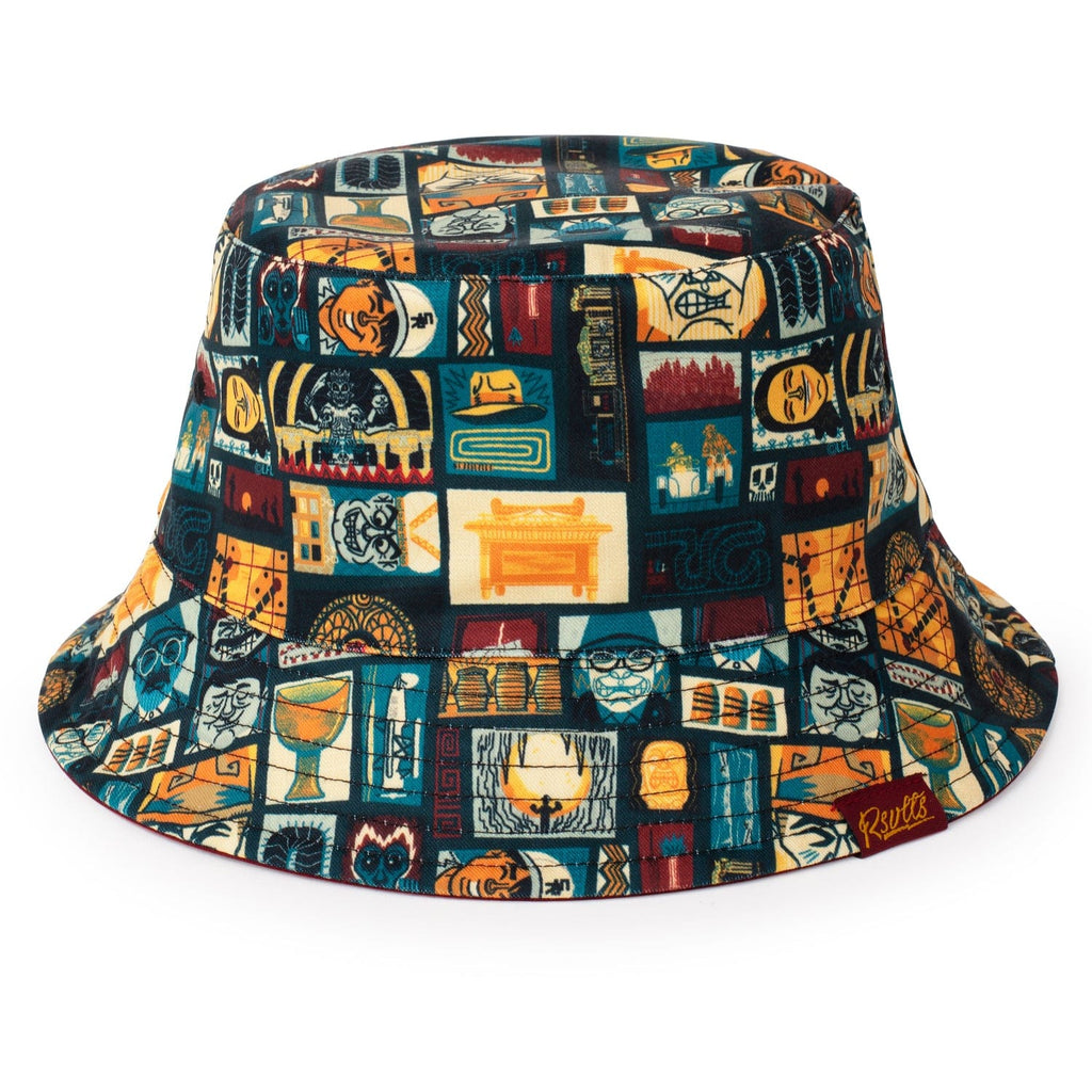 RSVLTS Tikiana Jones Bucket Hat in Multicolor — front view
