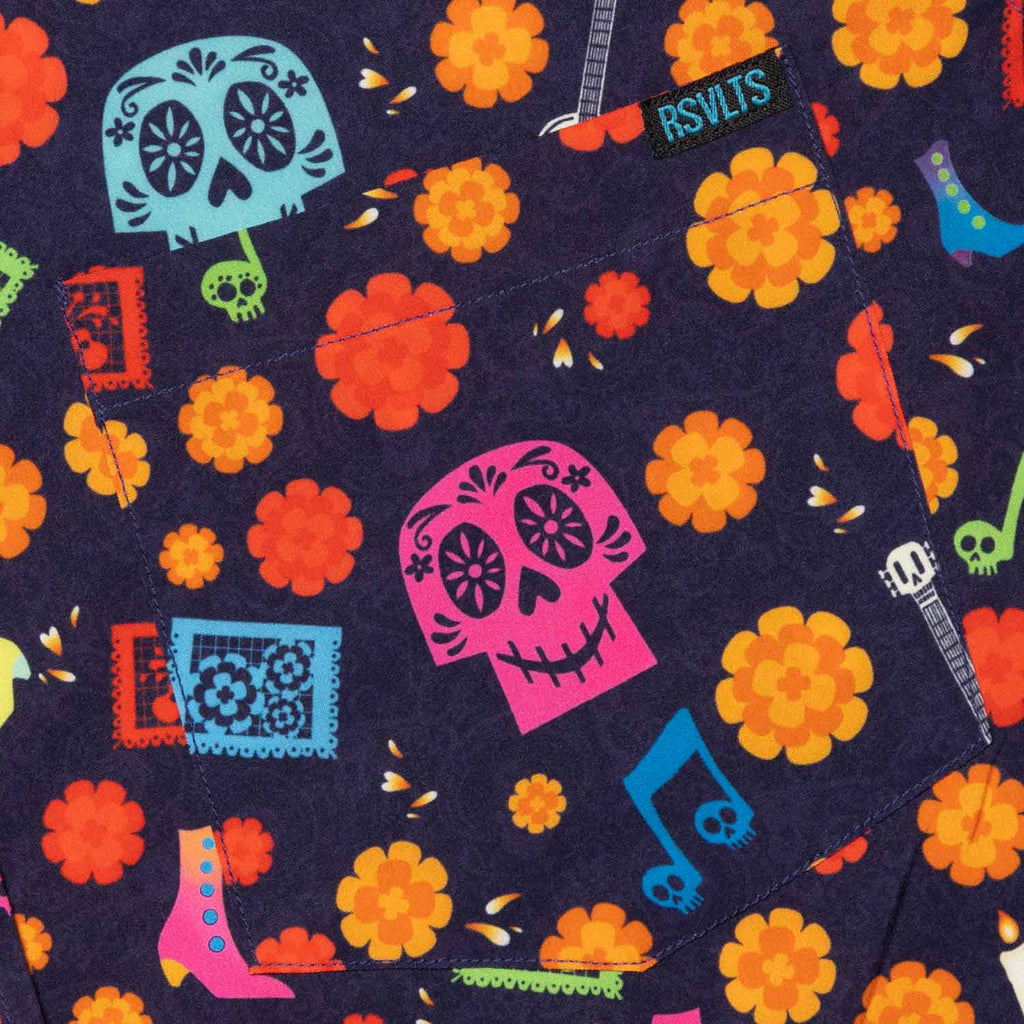 RSVLTS La Ofrenda KUNUFLEX Short Sleeve Shirt in Multicolor — detail 3