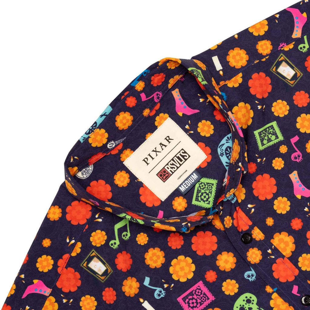 RSVLTS La Ofrenda KUNUFLEX Short Sleeve Shirt in Multicolor — detail 6