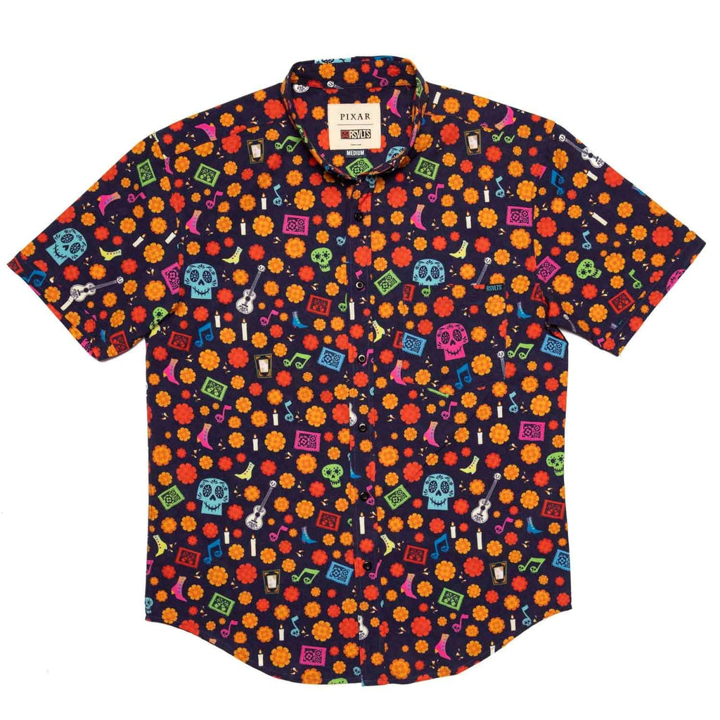 RSVLTS La Ofrenda KUNUFLEX Short Sleeve Shirt in Multicolor — detail 2