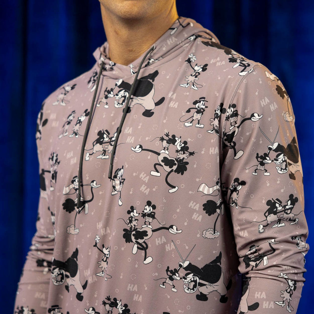 RSVLTS Mickey Mouse Saves The Day Performance Hoodie in Red — detail 4