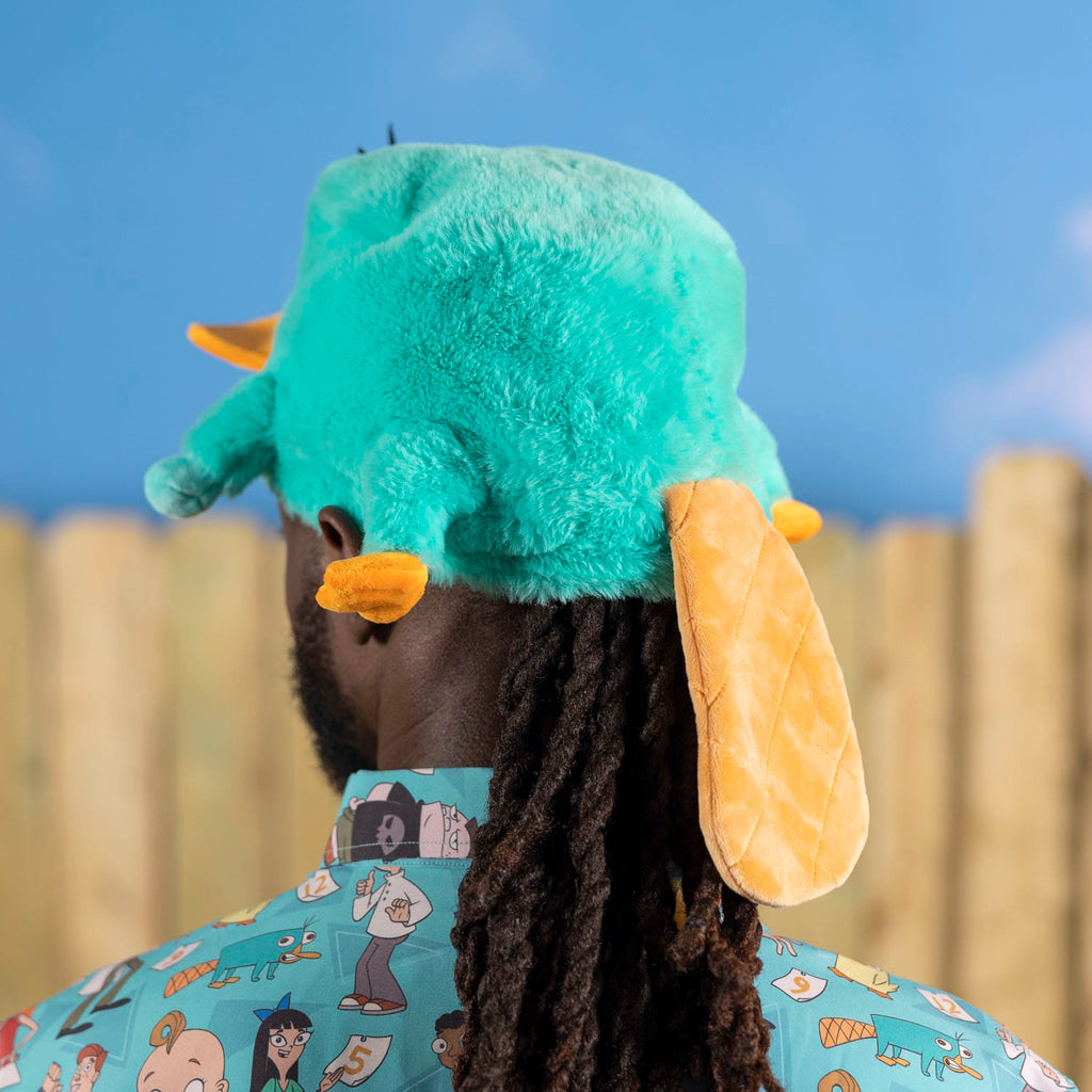 RSVLTS Perry the Platypus Plush Hat in Green — detail 4