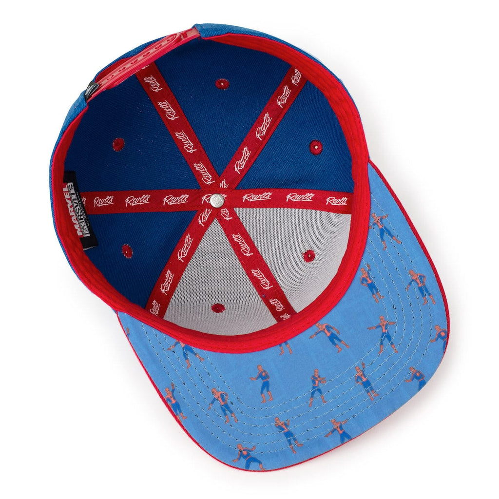 RSVLTS The Amazing Spider-Man Snapback Hat in Blue — detail 2
