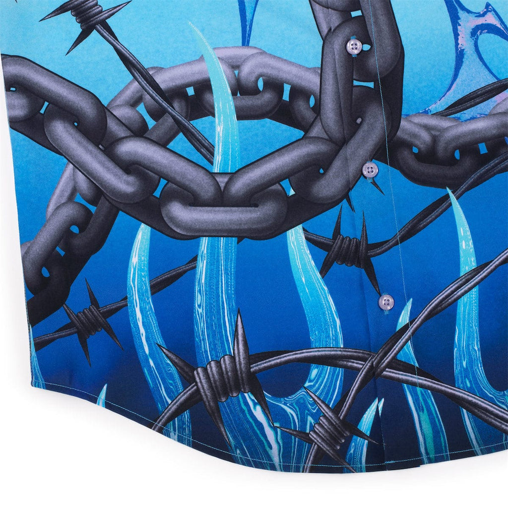 RSVLTS Hardwired KUNUFLEX Short Sleeve Shirt in Black — detail 8