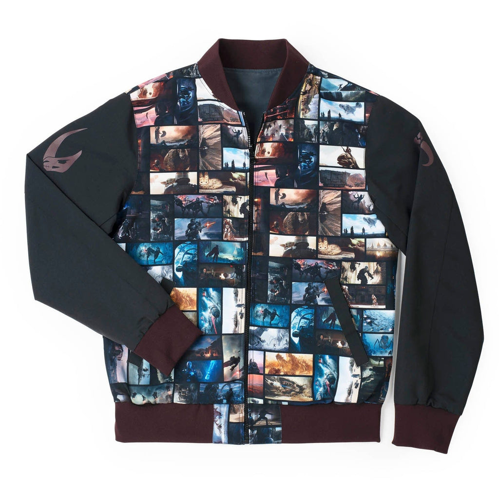 RSVLTS Mando Bomber Reversible Bomber Jacket in Multicolor — detail 2