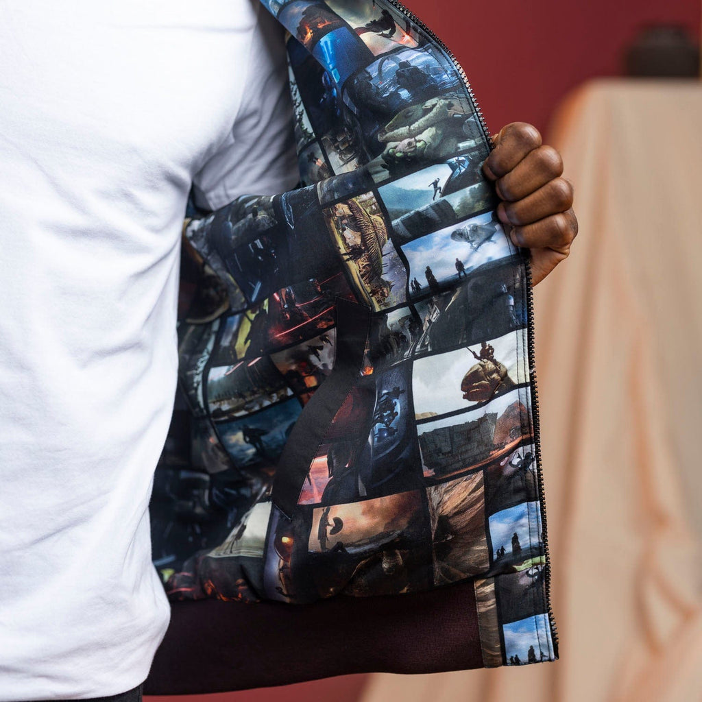 RSVLTS Mando Bomber Reversible Bomber Jacket in Multicolor — detail 8
