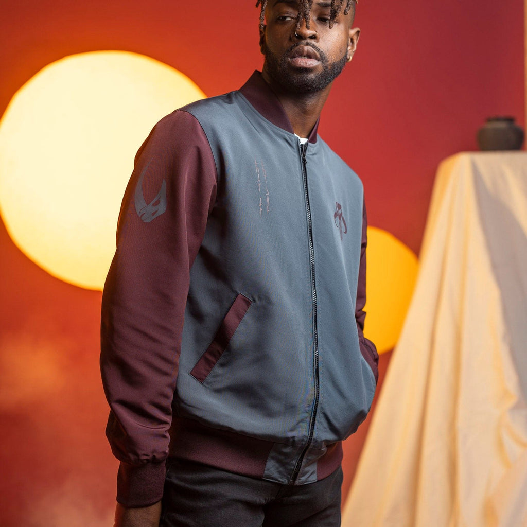 RSVLTS Mando Bomber Reversible Bomber Jacket in Multicolor — detail 6