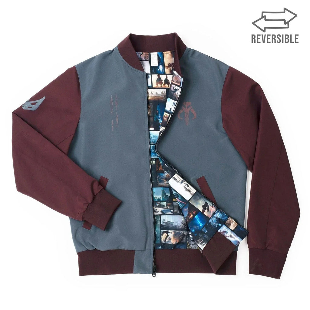 RSVLTS Mando Bomber Reversible Bomber Jacket in Multicolor — front view