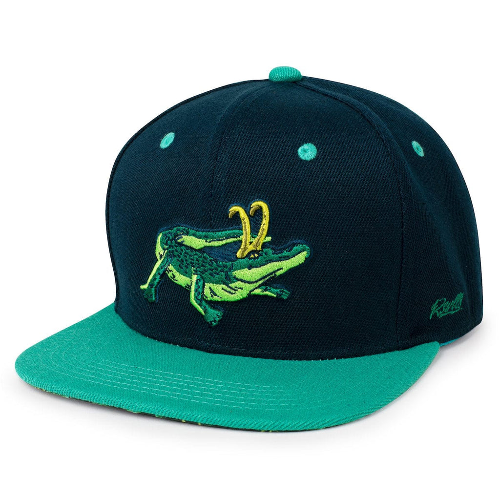 RSVLTS The Nexus Event Snapback Hat in Black — front view