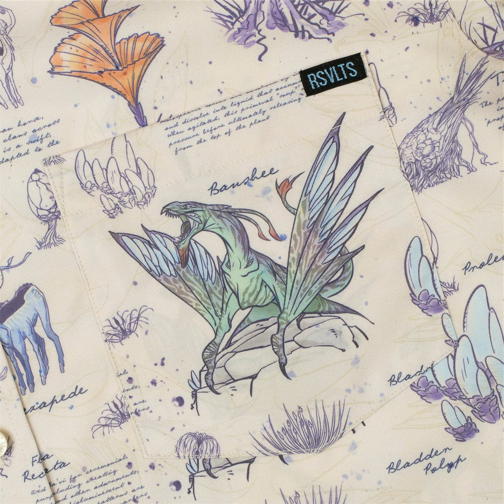 RSVLTS Pages of Pandora KUNUFLEX Short Sleeve Shirt in Multicolor — detail 3
