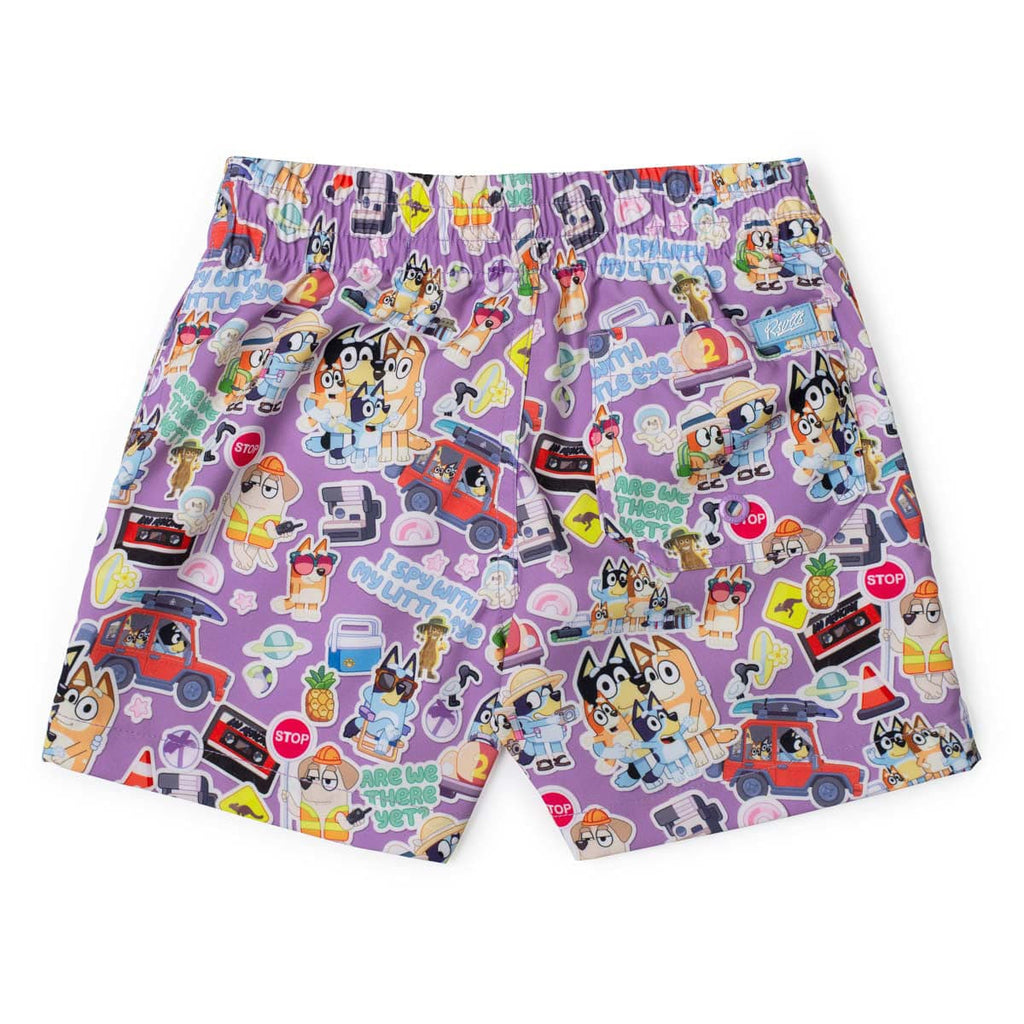 RSVLTS Let's Motor Preschool Hybrid Shorts in Purple — detail 5