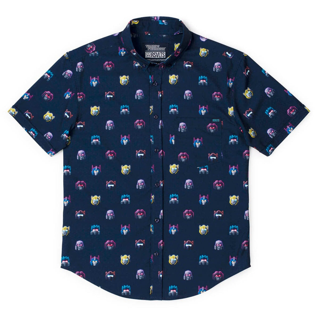 RSVLTS Energon84 KUNUFLEX Short Sleeve Shirt in Blue — detail 7