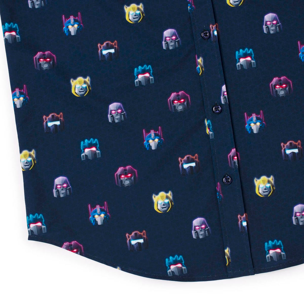 RSVLTS Energon84 KUNUFLEX Short Sleeve Shirt in Blue — detail 10