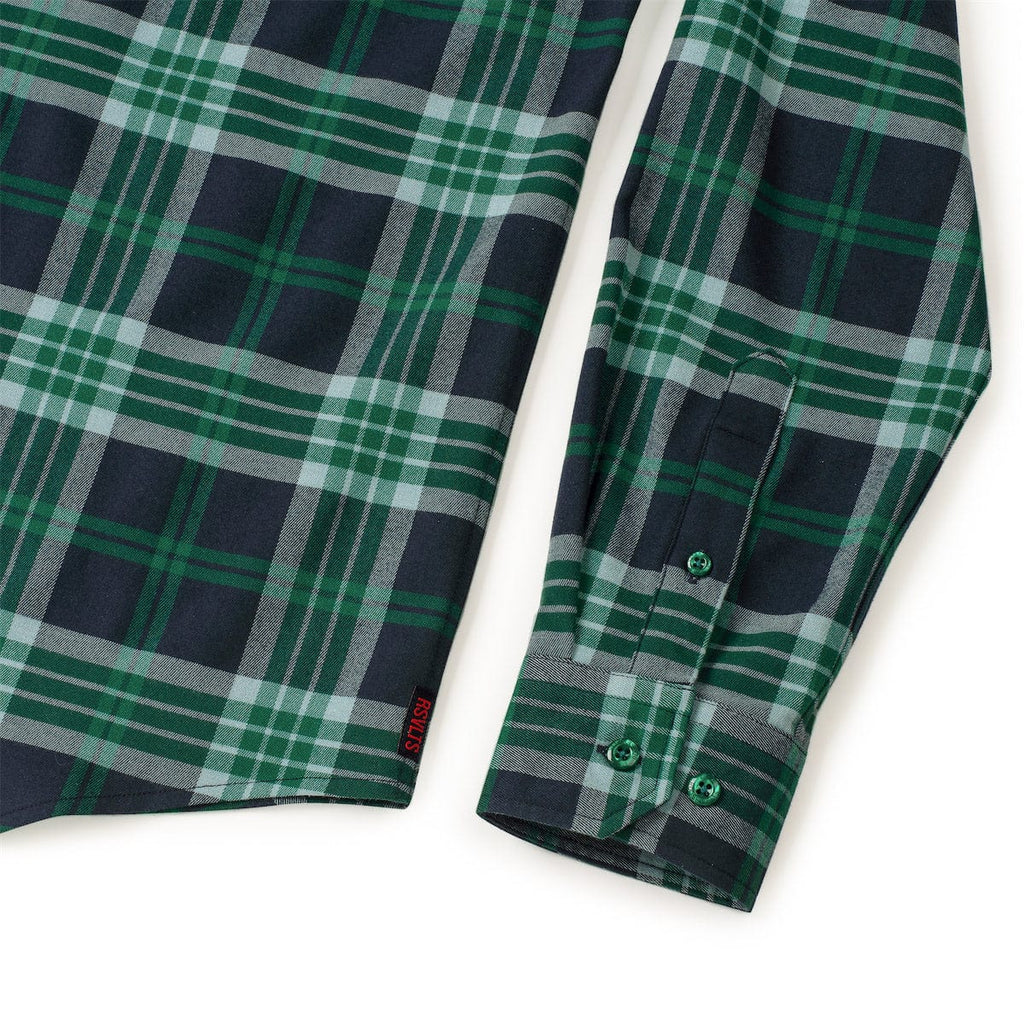 RSVLTS Ned Flanders BorlandFlex Long Sleeve Flannel (2024 Fit) in Blue — detail 8