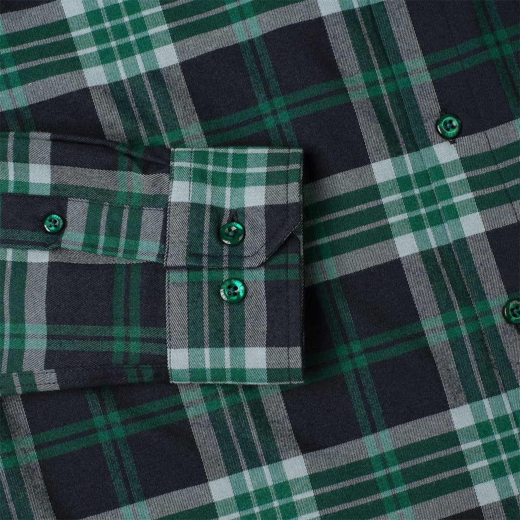 RSVLTS Ned Flanders BorlandFlex Long Sleeve Flannel (2024 Fit) in Blue — detail 7