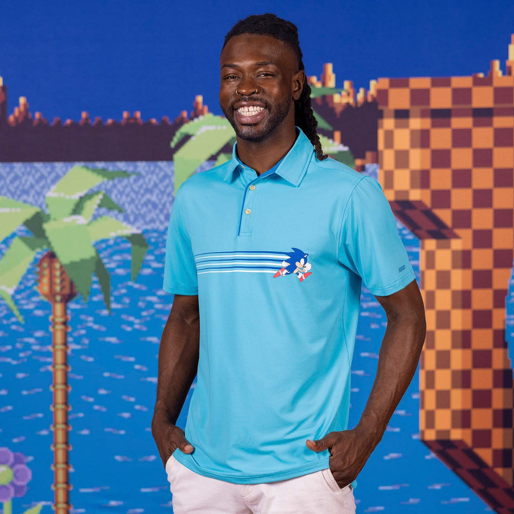 RSVLTS Blue Streak All-Day Polo in Blue — detail 7