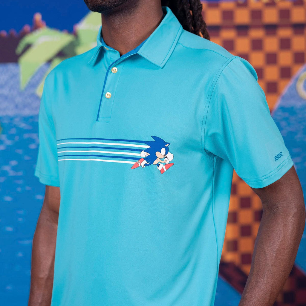RSVLTS Blue Streak All-Day Polo in Blue — detail 9
