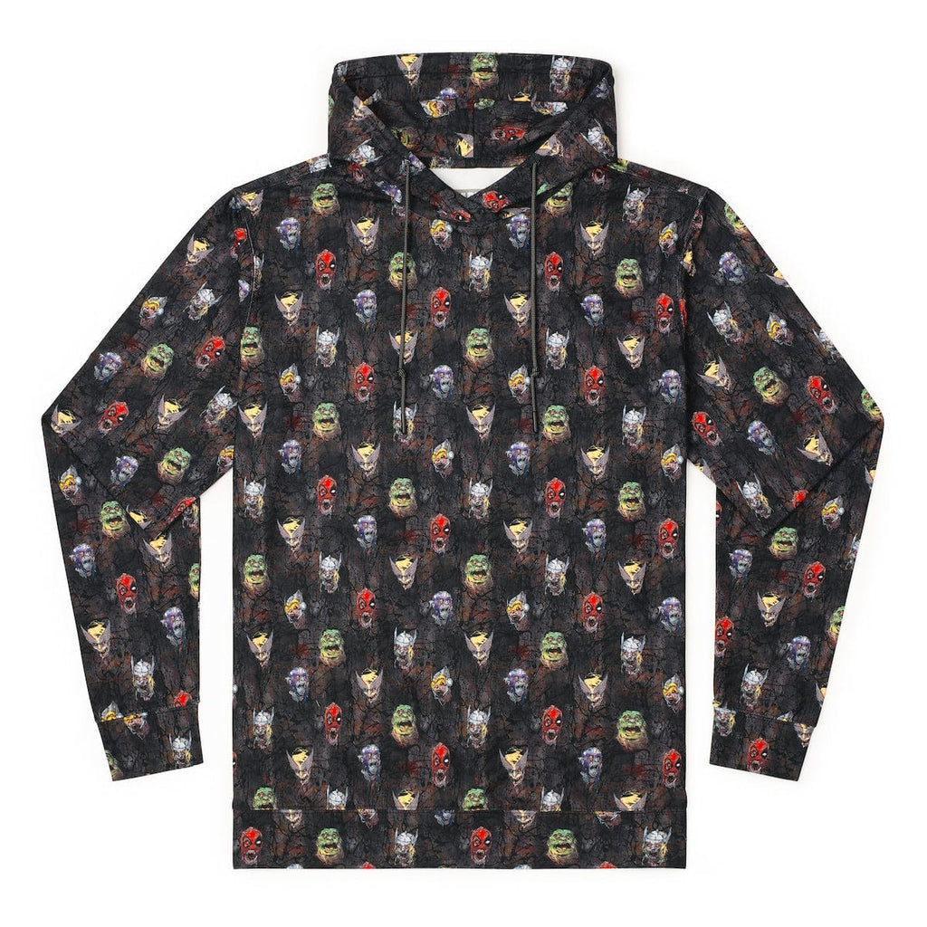 RSVLTS Hangry Performance Hoodie in Gray — front view