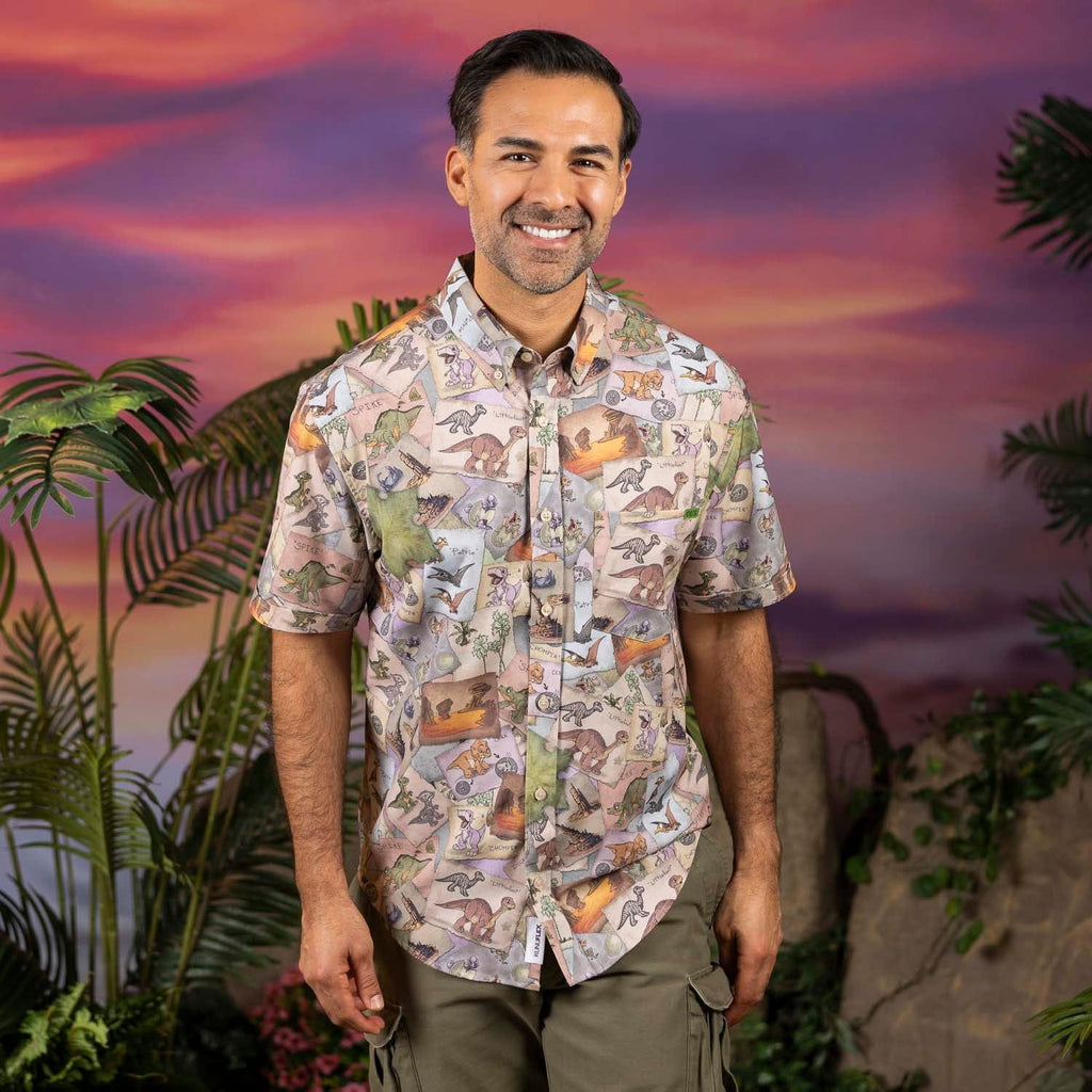 RSVLTS Dino Discovery KUNUFLEX Short Sleeve Shirt — detail 6