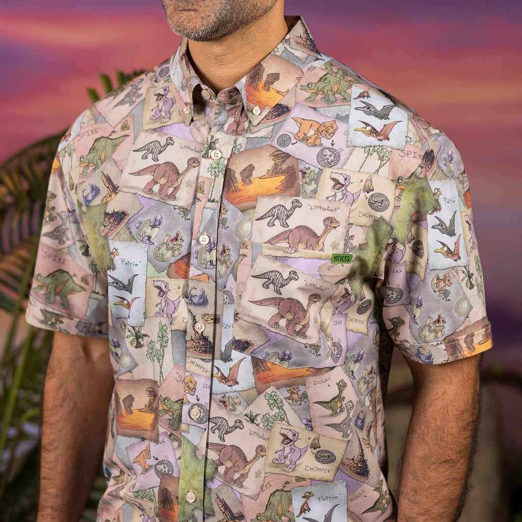 RSVLTS Dino Discovery KUNUFLEX Short Sleeve Shirt — detail 8