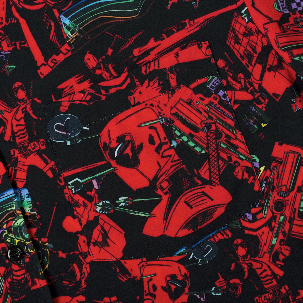 RSVLTS Maximum Effort KUNUFLEX Short Sleeve Shirt in Black — detail 6