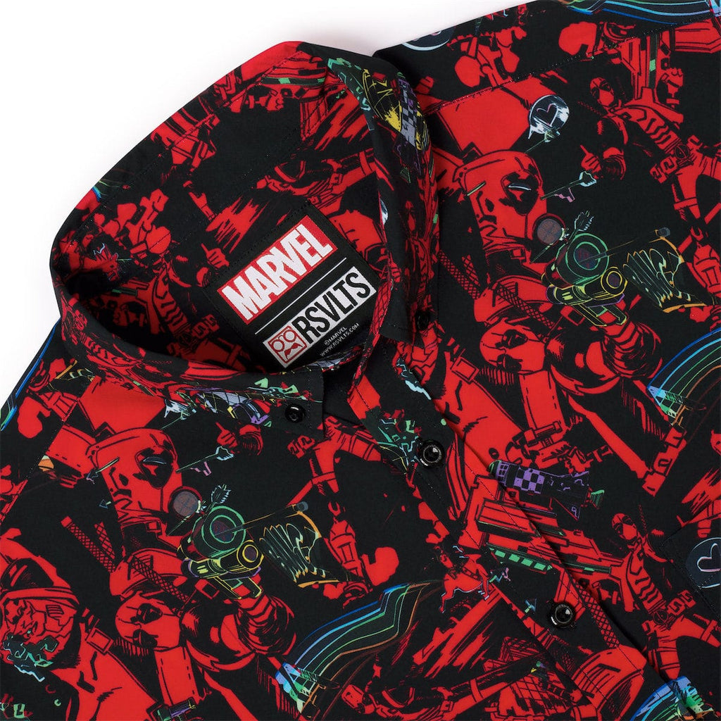 RSVLTS Maximum Effort KUNUFLEX Short Sleeve Shirt in Black — detail 10