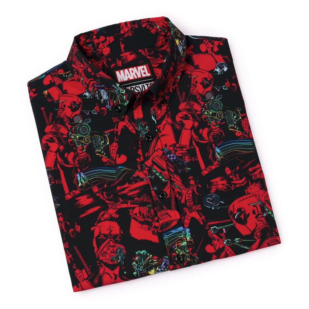RSVLTS Maximum Effort KUNUFLEX Short Sleeve Shirt in Black — detail 12