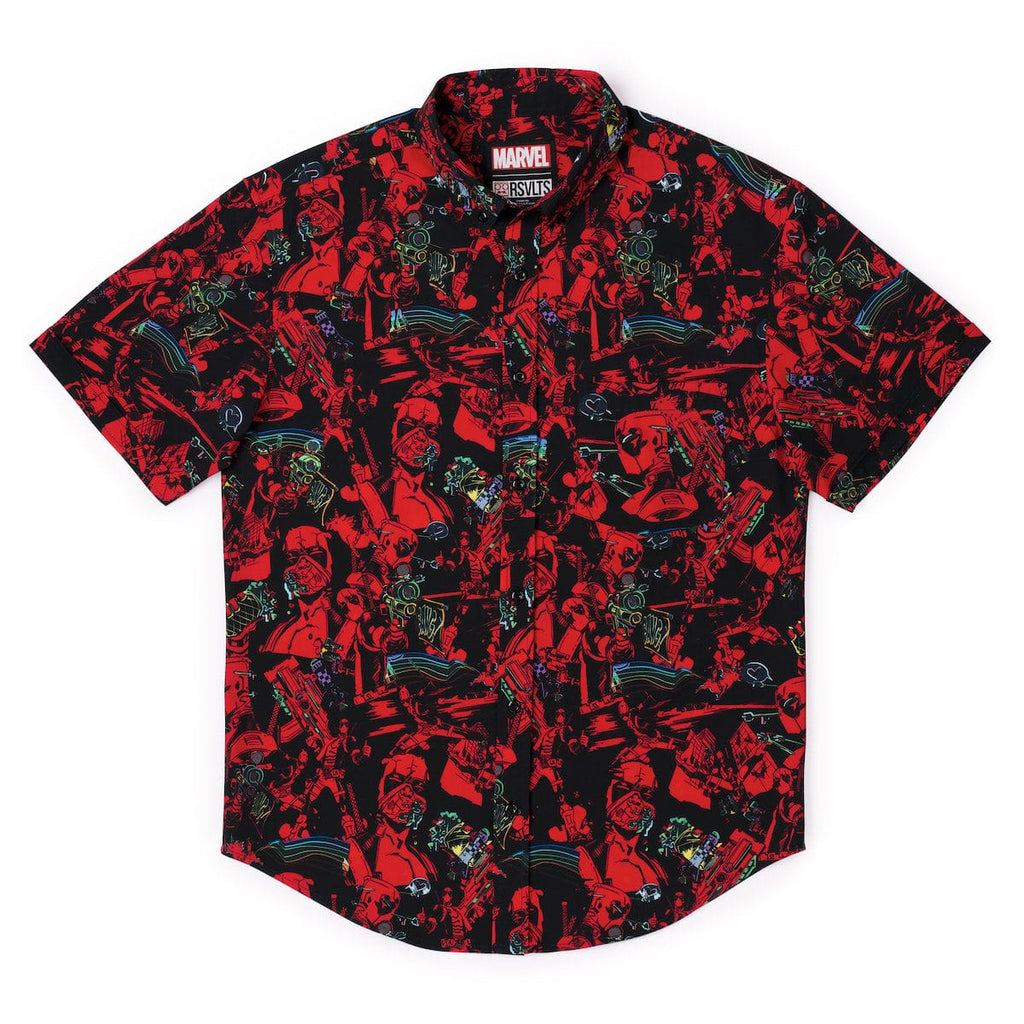 RSVLTS Maximum Effort KUNUFLEX Short Sleeve Shirt in Black — detail 8