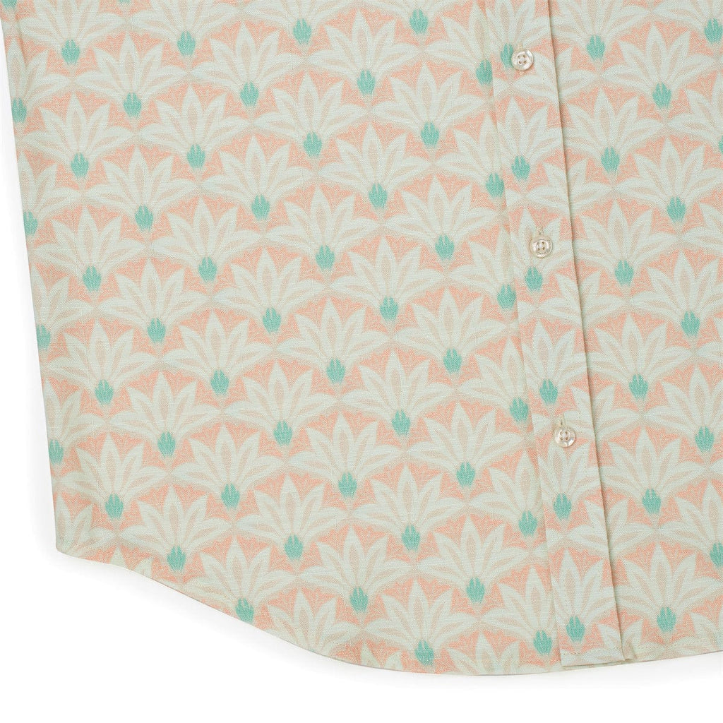 RSVLTS Terragave Bamboo Short Sleeve Shirt in Neutral — detail 8