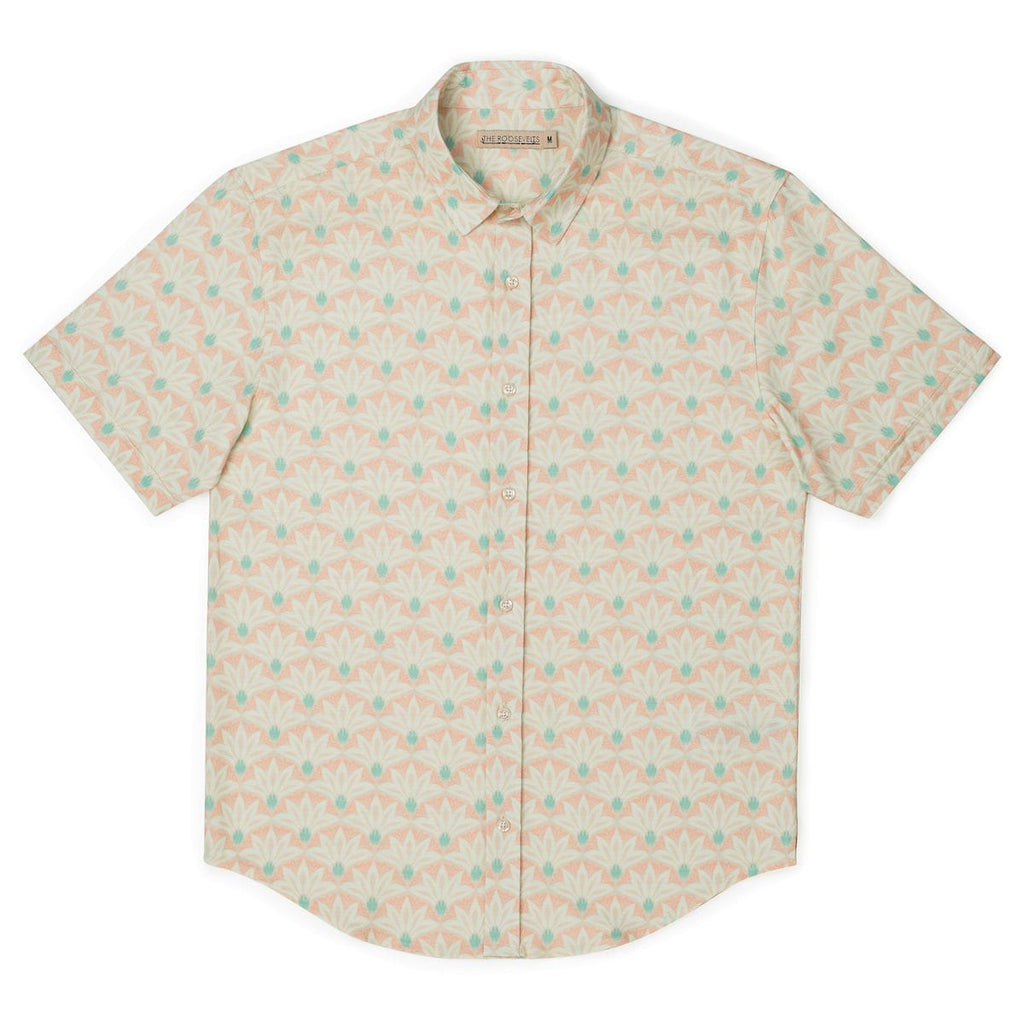 RSVLTS Terragave Bamboo Short Sleeve Shirt in Neutral — detail 6