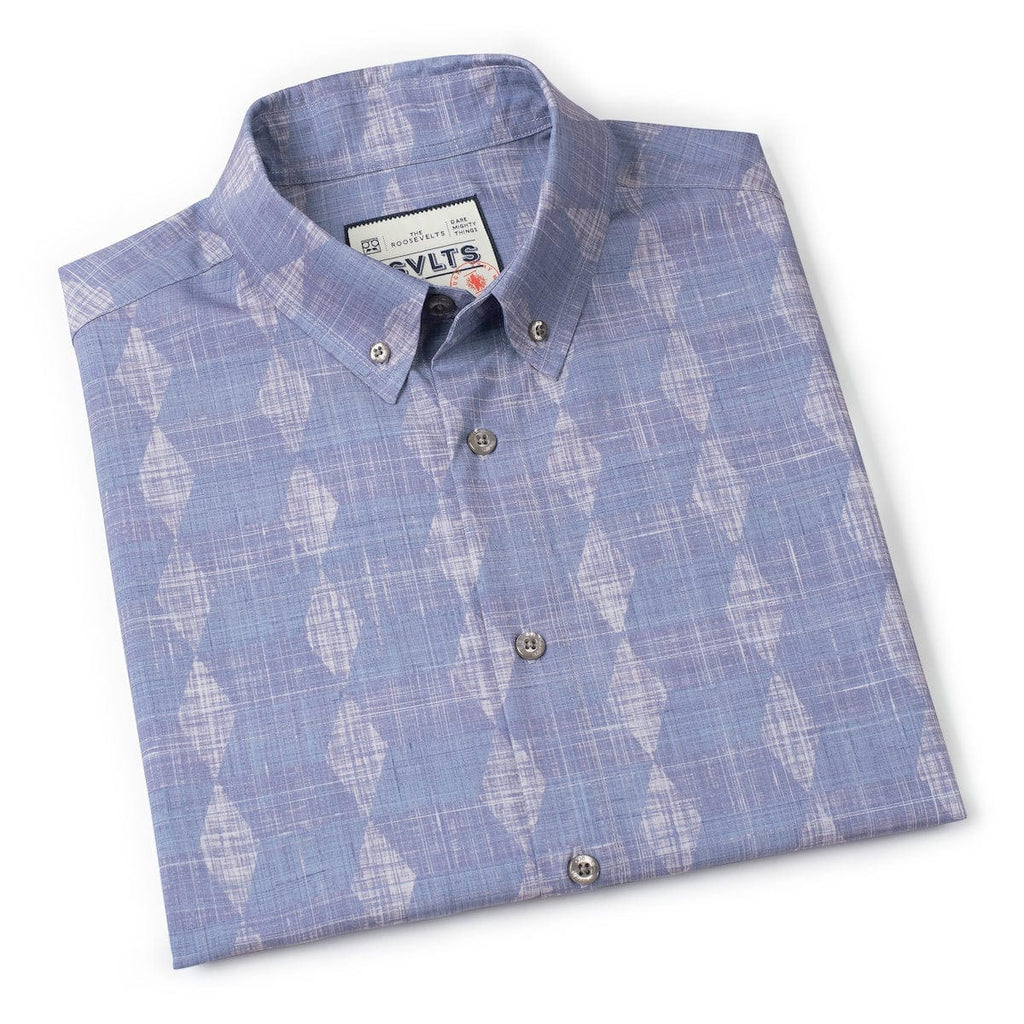 RSVLTS Citrus Twist KUNUFLEX Short Sleeve Shirt in Gray — detail 8