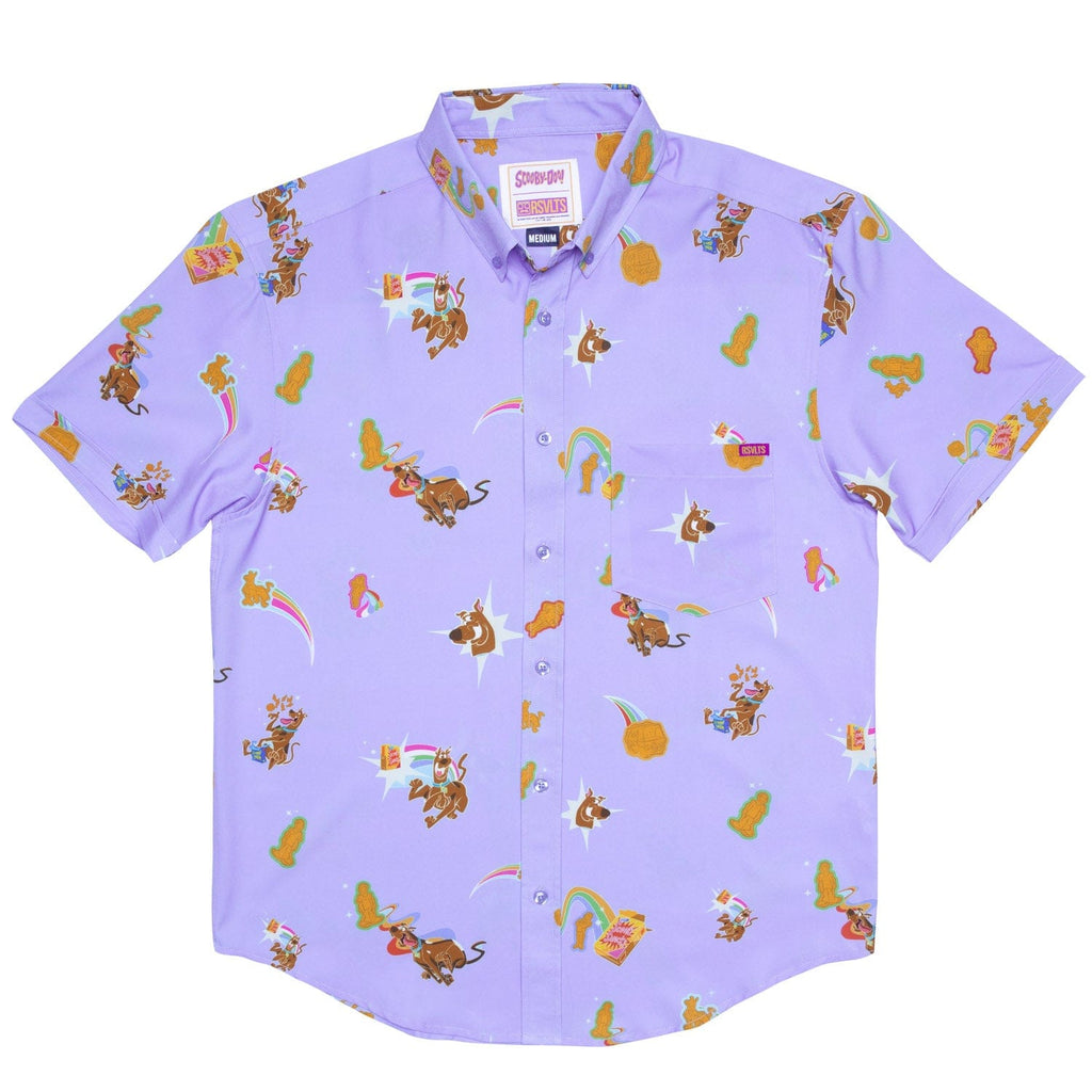 RSVLTS Scooby Snacks KUNUFLEX Short Sleeve Shirt in Purple — detail 4