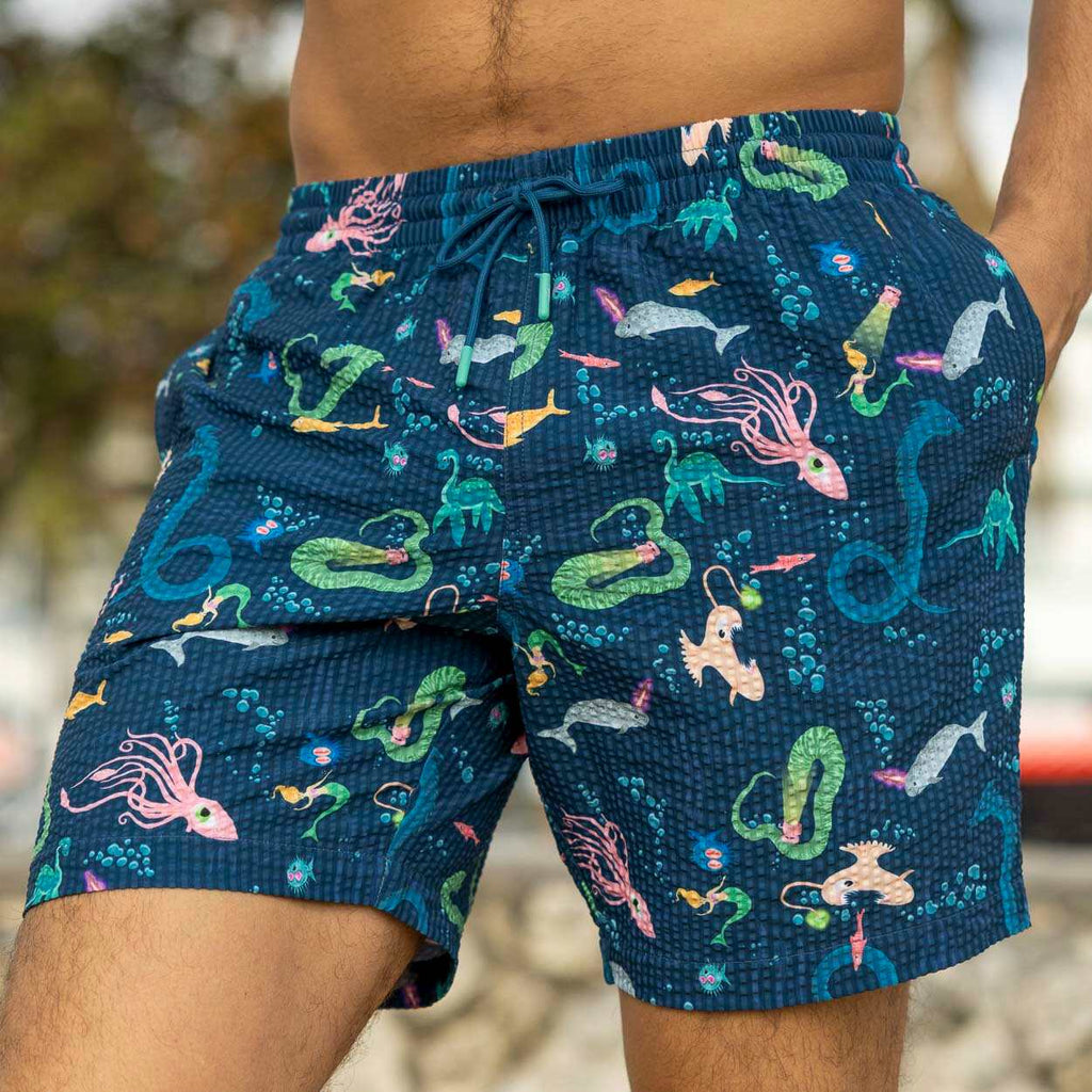 RSVLTS The Deep Hybrid Shorts in Blue — detail 2