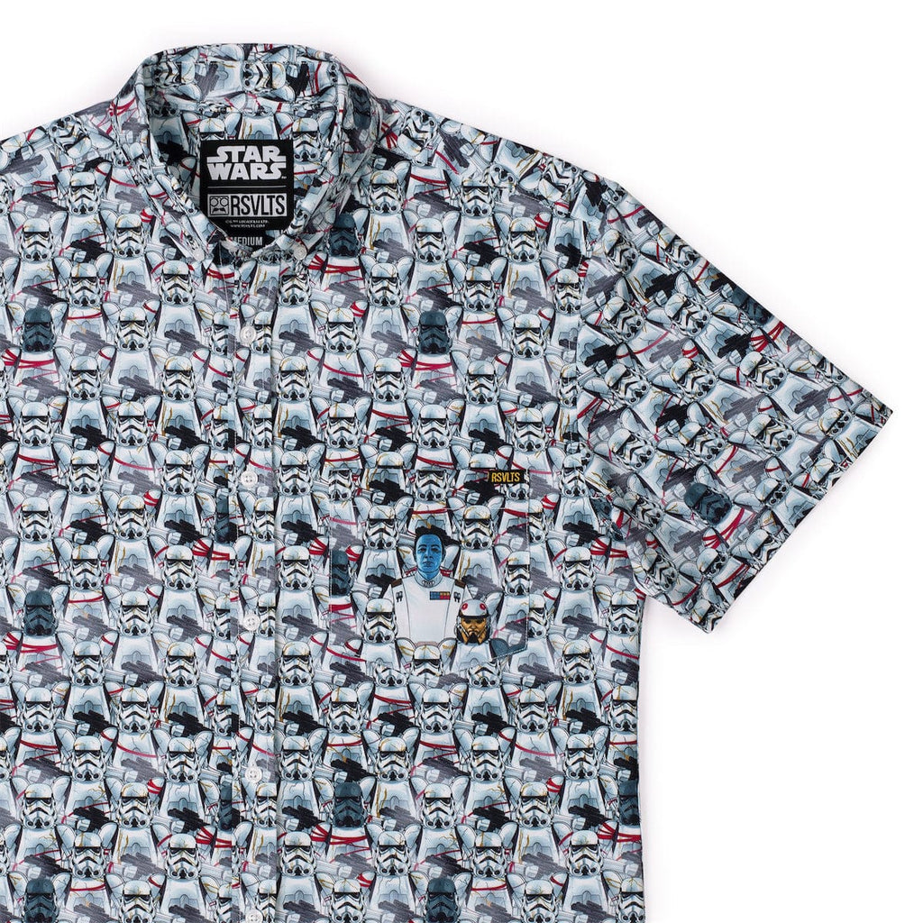 RSVLTS Thrawn's Pawns KUNUFLEX Short Sleeve Shirt in Black — front view