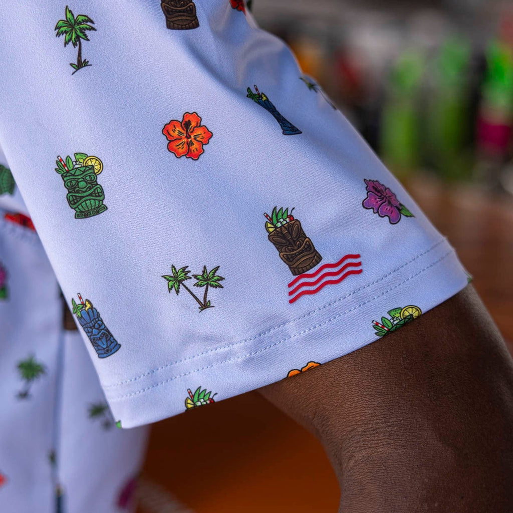 RSVLTS It's 5-Under Par Somewhere All-Day Polo in Blue — detail 8
