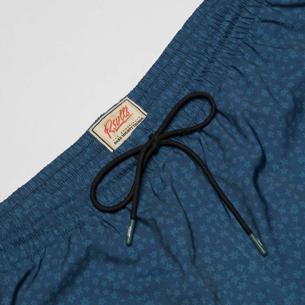 RSVLTS Sunday’s Best Hybrid Shorts in Blue — detail 3