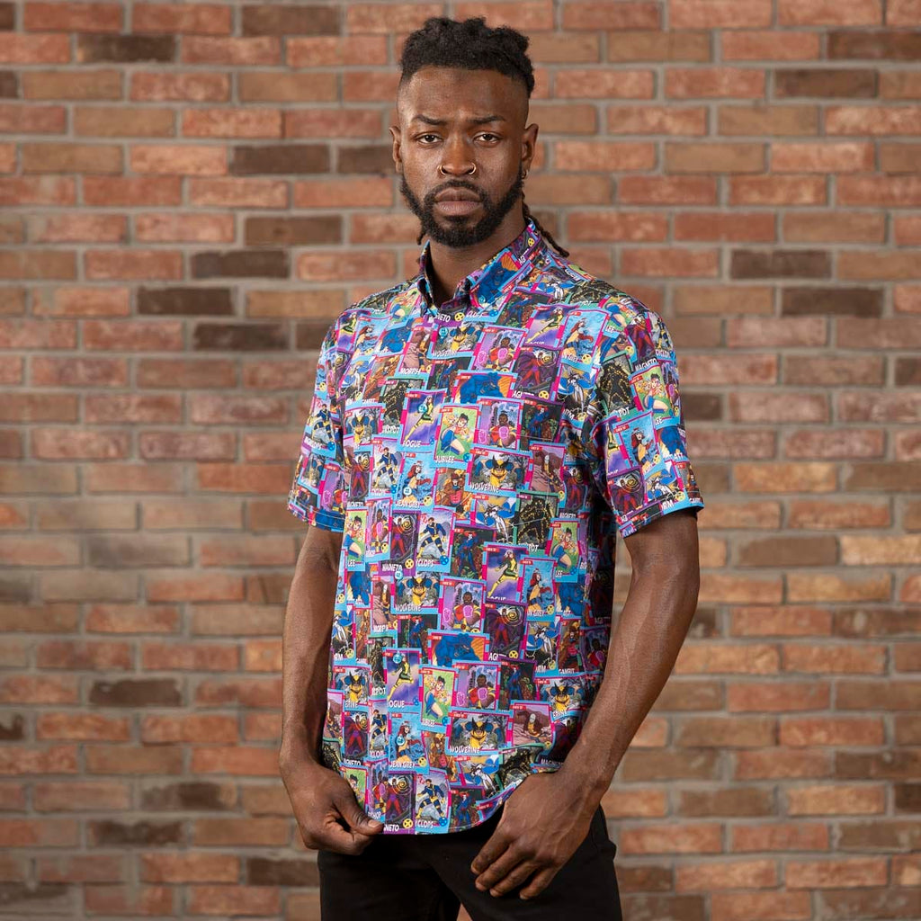 RSVLTS Packs a Punch KUNUFLEX Short Sleeve Shirt in Multicolor — detail 2