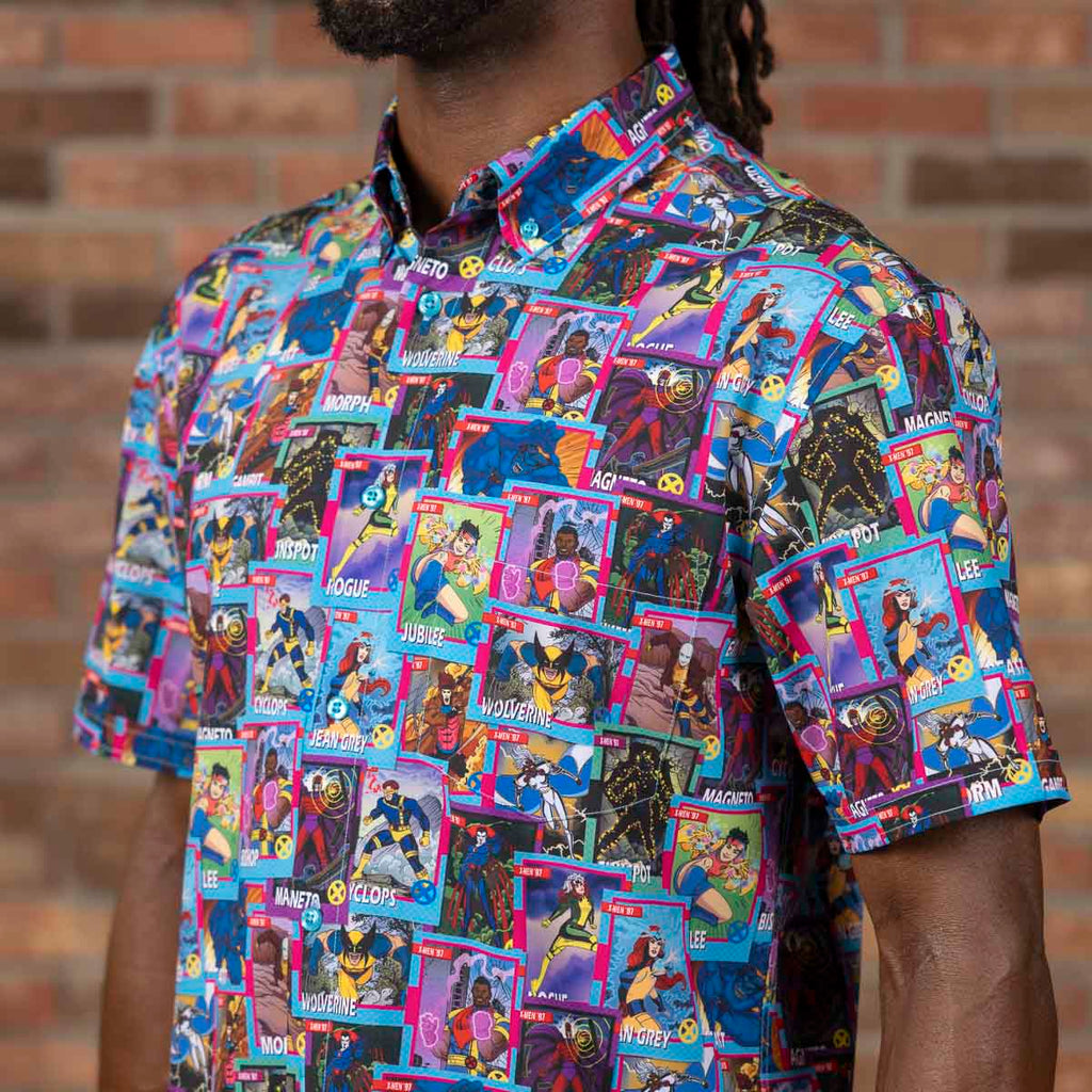 RSVLTS Packs a Punch KUNUFLEX Short Sleeve Shirt in Multicolor — detail 4
