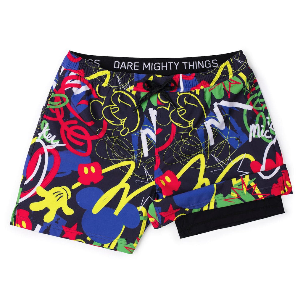 RSVLTS Outside the Lines V1 Lined Training Shorts in Multicolor — front view