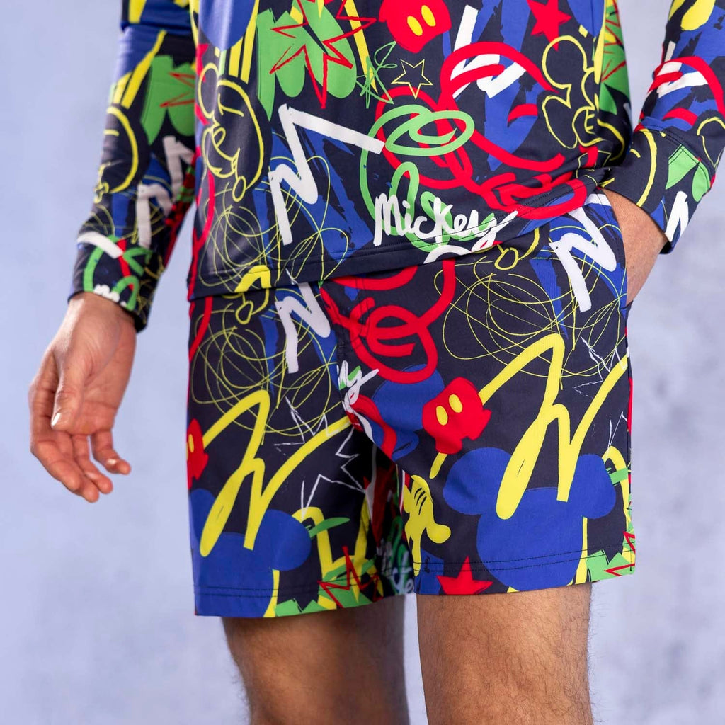 RSVLTS Outside the Lines V1 Lined Training Shorts in Multicolor — detail 4