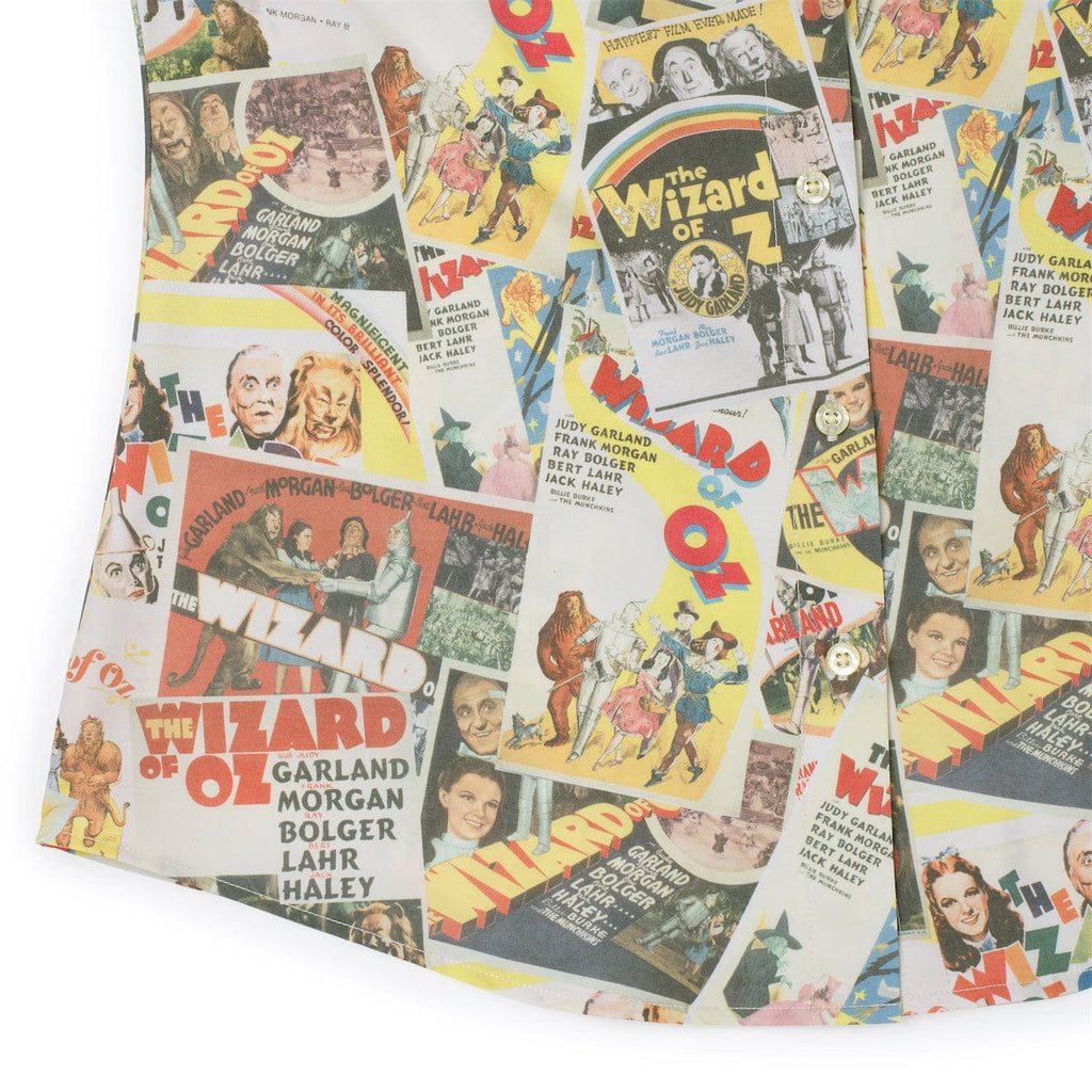 RSVLTS Silver Screen Spectacle Women's KUNUFLEX Short Sleeve Shirt in Multicolor — detail 9