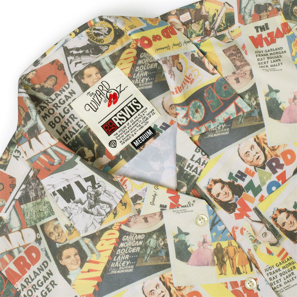 RSVLTS Silver Screen Spectacle Women's KUNUFLEX Short Sleeve Shirt in Multicolor — detail 8