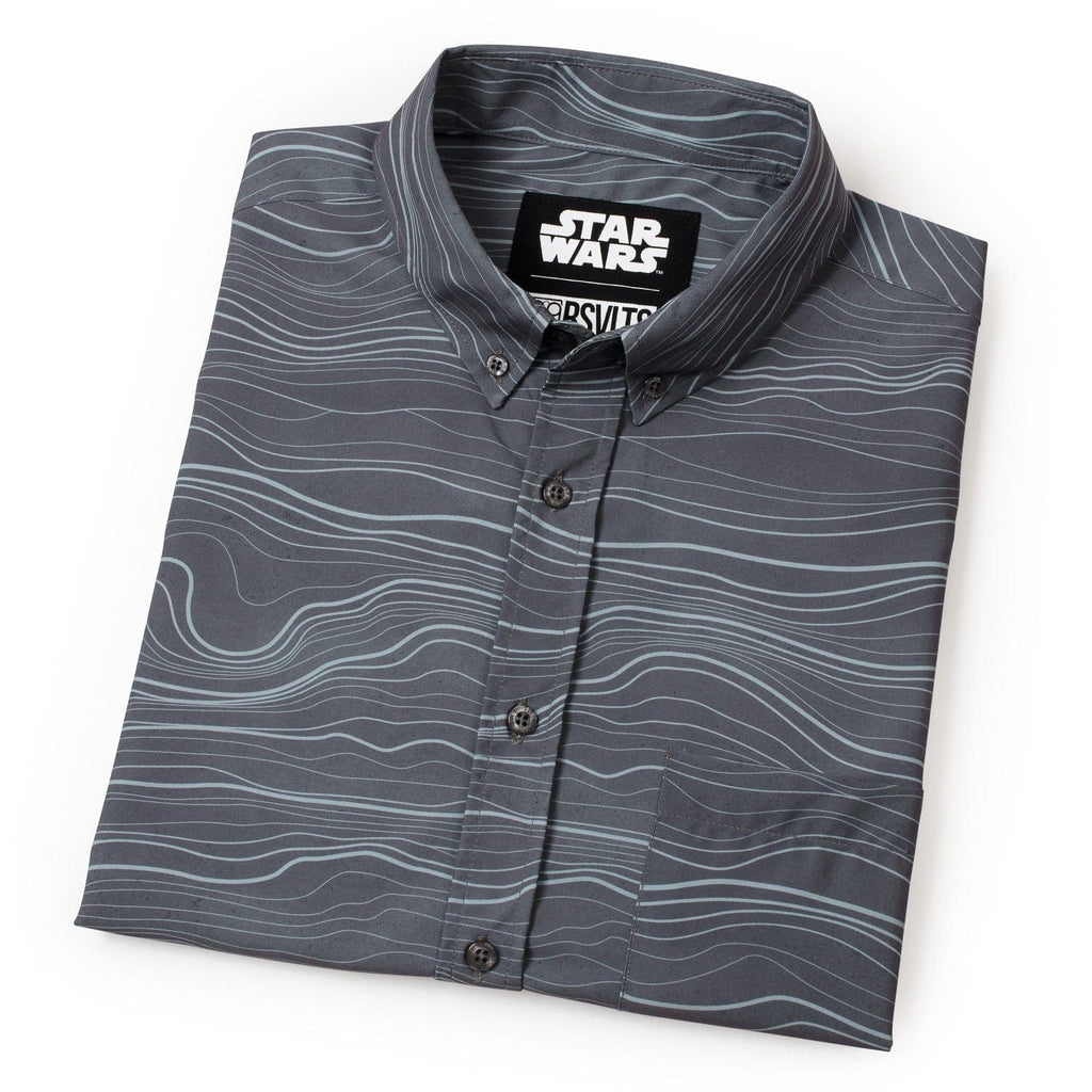 RSVLTS Beskar Steel KUNUFLEX Short Sleeve Shirt in Gray — detail 13