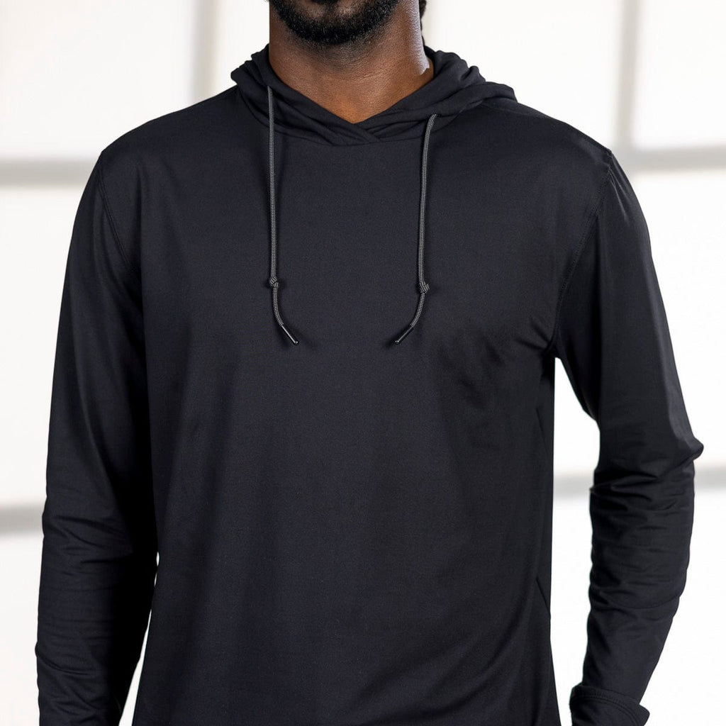 RSVLTS Galaxy Black Performance Hoodie in Black — detail 4