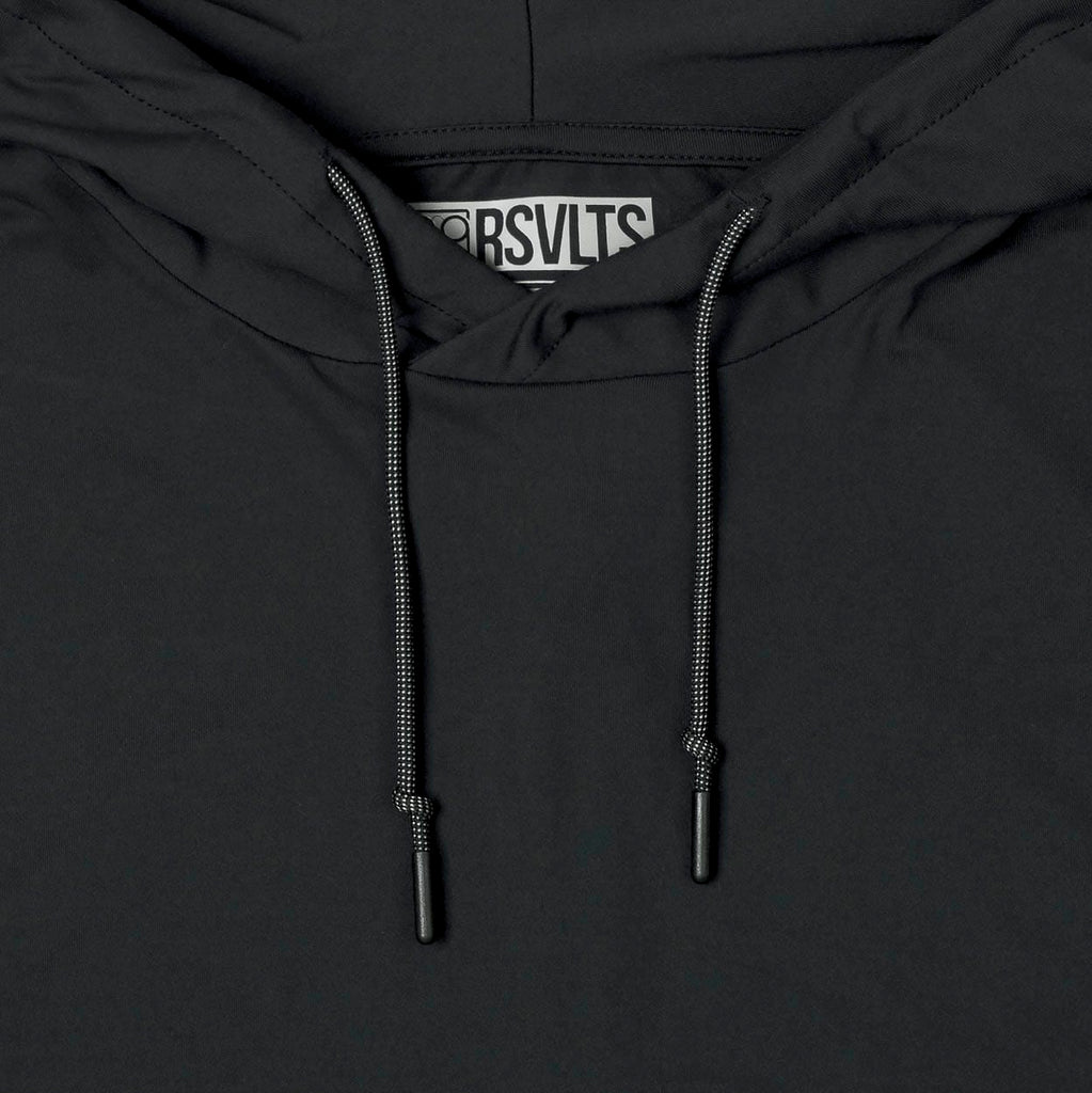 RSVLTS Galaxy Black Performance Hoodie in Black — detail 7
