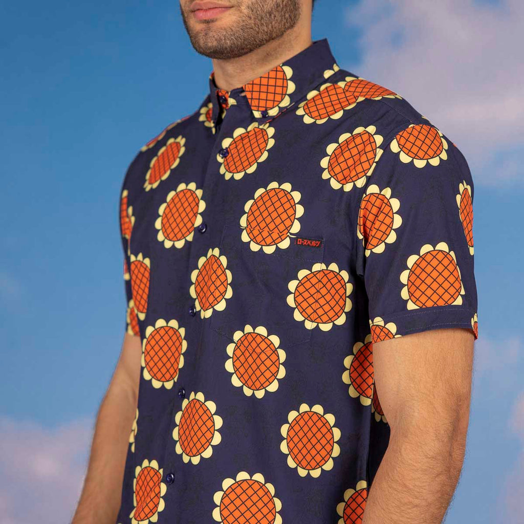 RSVLTS Shh! I Am Lucy! KUNUFLEX Short Sleeve Shirt in Black — detail 9