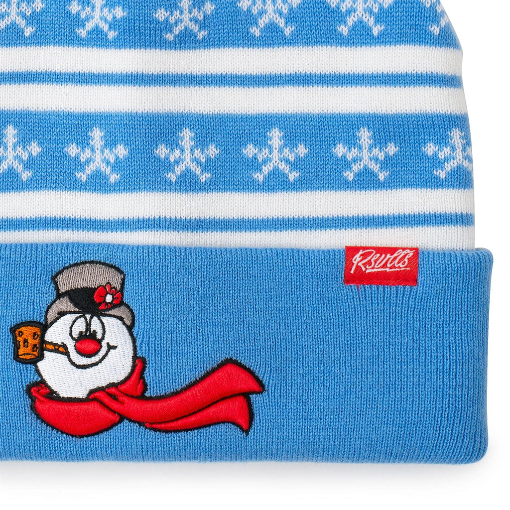 RSVLTS Thumpety Thump Thump Pom-Pom Beanie in Blue — detail 3