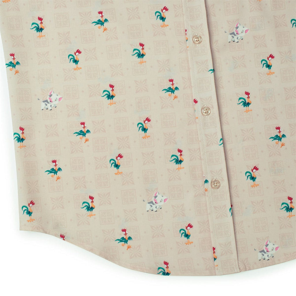 RSVLTS Heihei and Pua KUNUFLEX Short Sleeve Shirt in Neutral — detail 10